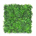 Artificial Plant Wall Panels, 1pc 40"x40" Greenery Grass Wall Backdrop Decoration, Faux Ivy Leaves Outdoor Privacy Fence Covering