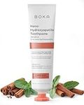 Boka Fluoride Free Toothpaste - Nano Hydroxyapatite, Remineralizing, Sensitive Teeth, Whitening- Dentist Recommended for Adult, Kids Oral Care- Cinna Mint, 120ml (Pack of 1) - US Manufactured