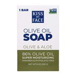 Kiss My Face Olive and Aloe Bar Soap, 230-Gram Bars (Pack of 8)