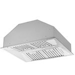 Forno Altilia 36" Inch. Built-in/Insert Range Hood with 1200 CFM Double Motor and 4 Speed Touch Control - Stainless Steel Kitchen Vent Hood with Baffle Style Filters and 2 Halogen Lights