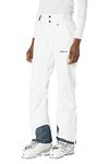 Arctix Women's Insulated Snow Pants, White, Small (4-6) 27" Short