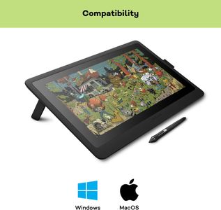 Wacom Cintiq 16 Drawing Tablet – 15.6" Pen Display for Artists