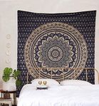 Popular Handicrafts Tapestries Hippie Mandala Tapestry Hippie Mandala Wall Hanging Tapestries Wall Tapestries Mandala Tapestries Tapestry Wall Hanging Mandala Tapestries Boho Tapestries Blue and Gold