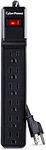 CyberPower CSB606 Essential Surge Protector, 900J/125V, 6 Outlets, 6ft Power Cord Black