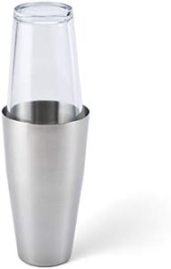 Houdini Boston Cocktail Shaker, 24 Ounce, Stainless Steel/Glass