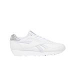 Reebok Women's Rewind Run Trainer, White Lucid Lilac Silver Met, 7 UK