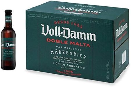 Damm - Cerveza Voll-Damm Doble Malta, Caja de 24 Botellas 33cl | Estilo Märzenbier, 100% Ingredientes Naturales, Original