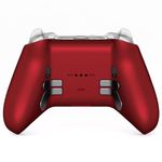 eXtremeRate Replacement Bottom Shell Case for Xbox Elite Series 2 Controller, Custom Scarlet Red Back Housing Cover for Xbox Elite Series 2 Core Wireless Controller Model 1797 - WITHOUT Controller