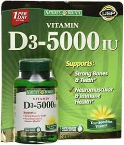 Nature's Bounty Vitamin D3 5000 Iu 300 Softgels