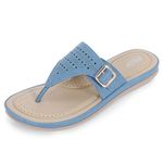 DOCTOR EXTRA SOFT womens Sandal , Blue, 6 UK