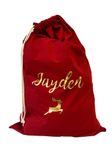 Personalised Christmas Santa Sack Stocking (Red Large)