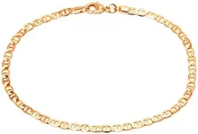 Barzel Gold Anklet for Women Flat M