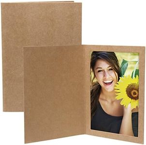 Neil Enterprises, Inc. 5" x 7" Kraft Photo Folders - Pack of 100