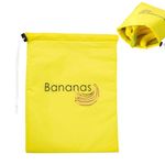 Banana Reusable Storage Bag, Fridge Fruit Bag, Banana Bag Yellow Products Bag, Fruit And Vegetable Storage Magic Bag, Fruit Organizer For Refrigerator, Washable Storage Bag Potato Sack With Drawstring