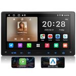 ATOTOZONE A5L 9 Inch Android Double Din Car Stereo, Wi-Fi/Bluetooth/USB Tethering, Wireless CarPlay Android Auto Head Unit, GPS Sat Nav, 24EQ, DSP, Built-in AMP, LRV, 2G+32G