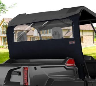 StarknightMT Pioneer 700 Soft Rear Window, Back Dust Panel with Zipper Compatible with 2014-2025 Pioneer 700/700-4 Durable Rainproof Pioneer 700 Accessories Parts