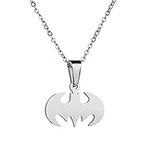 Bat Pendant Necklace for Men Women 