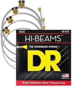 DR Strings Hi-Beam - Stainless Steel Round Core 45-105, HI-BEAM™