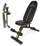 The Cube Club Premier Heavy Duty Fitness Gym Bench | Adjustable Flat Incline Decline Bench for Home Gym| Multipurpose Fitness Bench 250+ kg Capacity Full Body Workout Bench Press for Home Gym