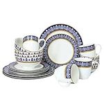 Bone China Dinnerware, 20PC Set, Se