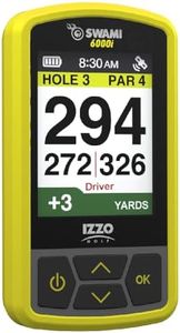 Izzo Swami 6000 Handheld Golf GPS Water-Resistant Color Display with 38,000 Course Maps & Scorekeeper