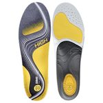 Sidas 3FEET Activ' High Insoles - Yellow/Black, XL: 10-11