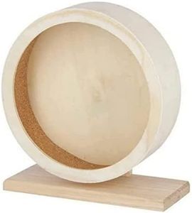 Kerbl Hamster Wheel Wood/Kork Ø 29cm, marrone cartone + adesivo