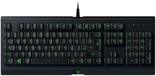 Razer Cynosa Lite - Essential Gaming Keyboard (Fully Programmable, RGB Chroma Lighting, Gaming Grade Keys, 10 Key Roll-Over, Spill Resistant) UK Layout | Black