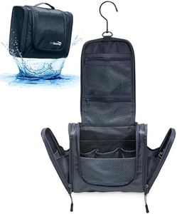 TRABONA Kulturbeutel zum Aufhängen für Herren - Waschtasche für Männer Premium-Qualität - Reise Kulturtasche mit verbessertem Konzept [2025]
