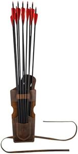 Valhalla Gear, Archery Hip Quiver, Bow Sports, Target Training, Full Grain Leather Bag, Handmade Arrow Holder for Target Shooting, Bourbon Brown