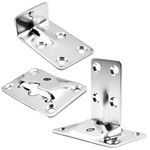 2 kit Marine Grade Table Bracket Set, Multiple Usage Marine Accessories, Stainless Sturdy Corrosion Resistant Removable Table Bracket, for Caravans, RVs Boats, Yachts, Marines, Hardware Accessories