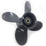 ARKDOZA 4 Blade 9 1/4x10 Aluminum Propeller for Honda/Yamana Outboard Boat Motor Engine BF8/9.9/15/20HP RH Prop 58130-ZV4-010AH 9.25x10 RH Prop 8 Tooth