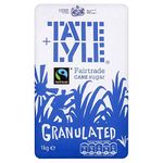 Tate & Lyle Fairtrade Granulated Pure Cane Sugar (1Kg) - Pack of 6