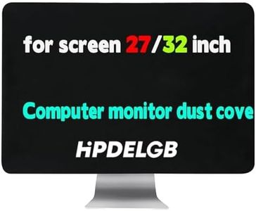 HPDELGB Computer monitor dust cover black for screen 27-32 inch or for All in One LCD TV dust Dustproof cover ( screen size 27-32 inch Monitor Dust Cover)