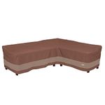 Duck Covers USC10685 Ultimate L-Shape Sectional Lounge Set Cover-Right, Mocha Cappuccino