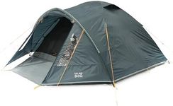 Vango Tay Tent with Porch and Darkened Bedroom, Compact, Lightweight, Dome, Easy to Pitch, Backpacking, Festivals, Wild Camping, Hiking, 3000mm HH (Deep Blue, 400 (4 Person))