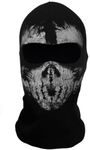 Goekhyrani Scary Skull Skeleton Masks Scary Balaclava Ghost Headwear Cosply Costume Halloween Party Raves Full Face Mask Ghost