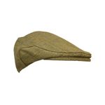 WALKER AND HAWKES - Childrens' Derby Tweed Ashton Flat Cap - Light Sage - 50