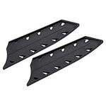 M METERXITY 2 Pack Plastic Knife Sheaths - Kitchen Knife Protectors Covers Universal Knife Edge Guards, Apply to Kitchen Chef Knife or Santoku Knife (8 Inch, Black)