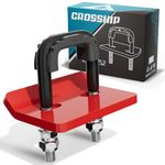 CROSSHIP Hitch Tightener for 1.25" and 2" Hitch - Anti Rattle Clamp, Heavy Duty Hitch Stabilizer Easy Installation, Reduce Movement On Hitch Mount Hitch Tray Cargo Carrier Bike Rack Trailer Ball,BK&RD