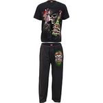 Spiral Mens M631 - Pyjama Set, Black, XL UK