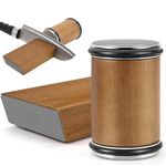 Rolling Knife Sharpener for Kitchen Knives - Rolling Knife Sharpening - Knife Sharpener Tool Kit Offers Sharpening Stone - Birthday Gift for Women Men