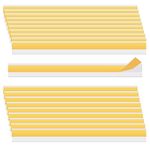 HLIWS 20 pcs 3x30 cm Price Tag Holders,Self-Adhesive Ticket Holder,Clear Self-Adhesive Label Holders,for Shop Office Home(Without Paper)