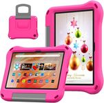 Fire HD 10 tablet Case,Fire 10 tablet Case(2023/2021 Release,13th/11th Generation),Kids Friendly ShockProof Grip Handle Folding Stand Case for Amazon Fire 10 Tablet.(Incompatible with iPad Samsung)