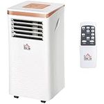 HOMCOM 10000 BTU Portable Air Conditioner for Cooling Dehumidifier Fan, Air Conditioning Unit for Room up to 18m², with Remote, 24H Timer, Window Mount Kit, R290, A Energy Efficiency