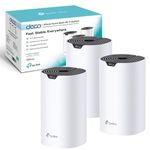 TP-Link Deco S4 AC1200 Whole-Home Mesh Wi-Fi System, Qualcomm CPU, 867Mbps at 5GHz+300Mbps at 2.4GHz, MU-MIMO, Beamforming, Work with Amazon Echo/Alexa, Pack of 3