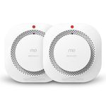 MEEHHEY Smoke Alarms for Home, Smoke Alarm with 10 Years Life, Optical Fire Alarms for Home with LED Indicator and 80dB Audible, Smoke Detector Supplied with Fixing Kit Fully Certified, 2 Pack