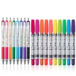 Mr. Pen Bible Journaling Kit, 18 Pack - 10 Gel Highlighters, 8 No Bleed Pens, Bible Pens and Highlighters, No Bleed, Gift