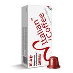 100 Delicitaly pods compatible with Nespresso machines Italian Expresso capsules (Crema)