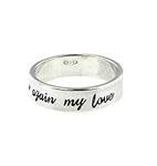 Personalized Sterling Silver Band R